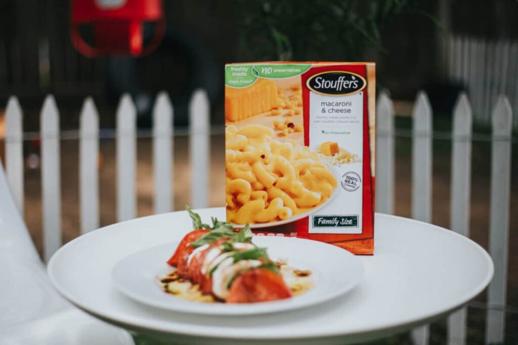 stouffers, recipe, macncheese, caprese sala, busy mom autism awareness autism day april proloquo aac ipad app communication special need blog mommy blogger mum parenting pinterest autistic toddler baby