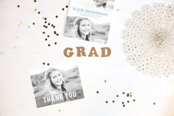 mom blog basic invite graduation cards