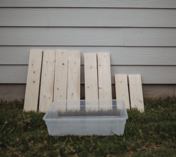 DIY wooden water table autism blog mommy eileen lamb