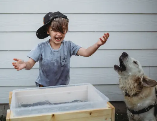 DIY Wooden Water Table Tutorial under $30 23 theautismcafe autism mom blog actuallyautistic water table